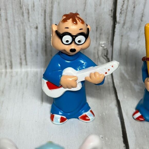 Alvin and The Chipmonks PVC Figurine set of 4 Simon Theodore 1983 Bagdasarian - Picture 5 of 8